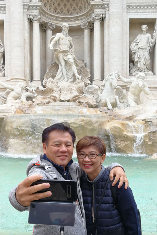 Enjoy personal time along with organised group activities Fontana di Trevi