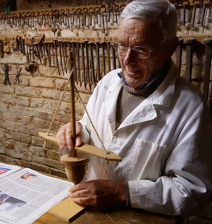 Who else but Ergo: Travel will take you to see artisans like this traditional toymaker in Siena? Siena Toymaker